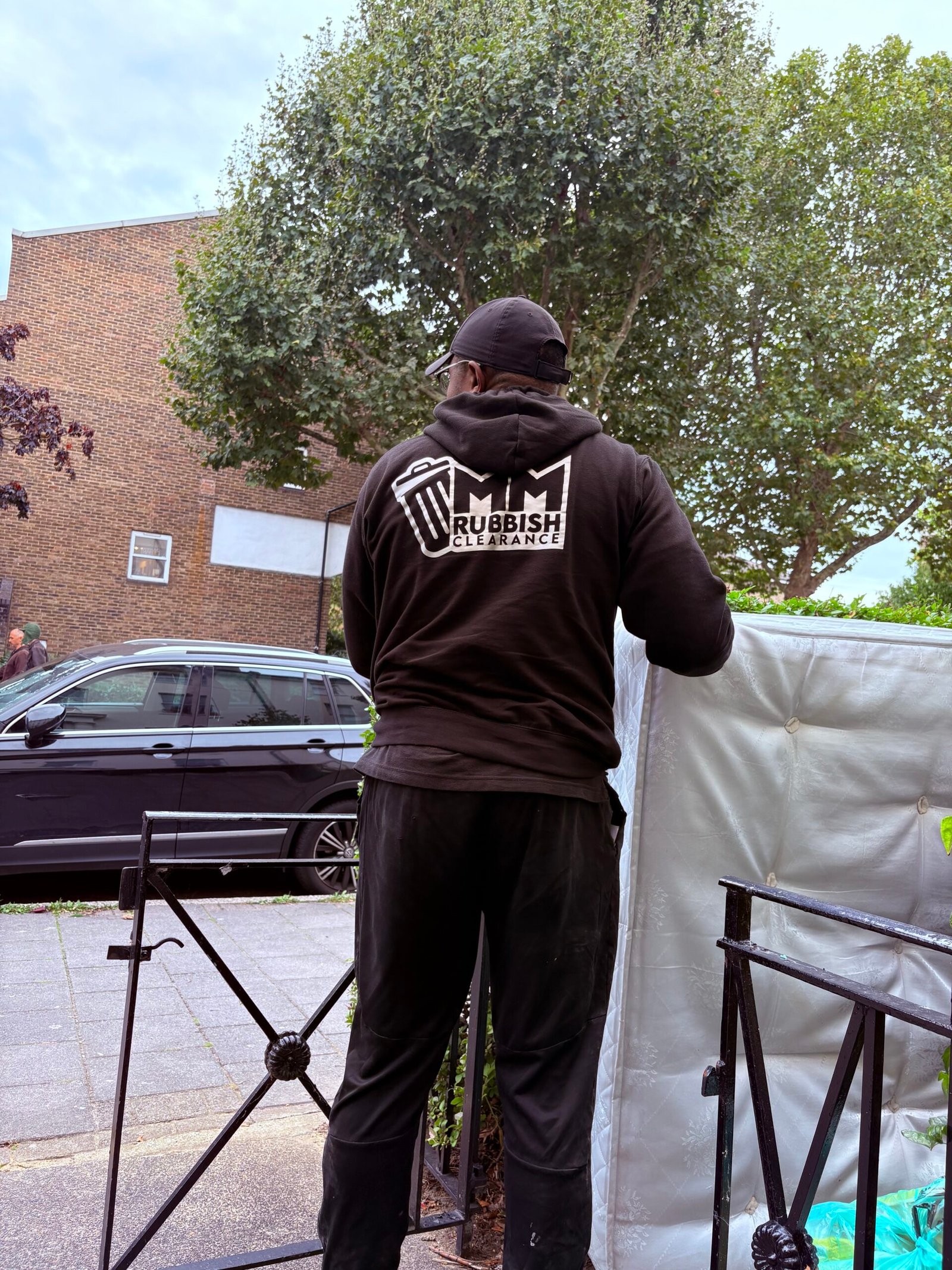 MM Rubbish Clearance van in Clapton E5