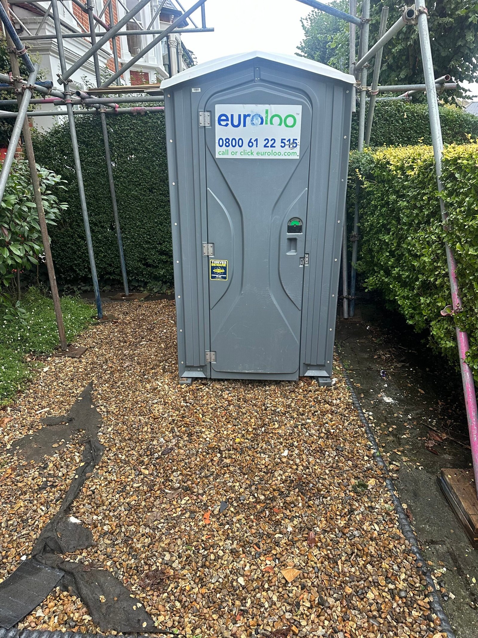 After rubbish removal in Crouch End – space cleared by MM Rubbish Clearance