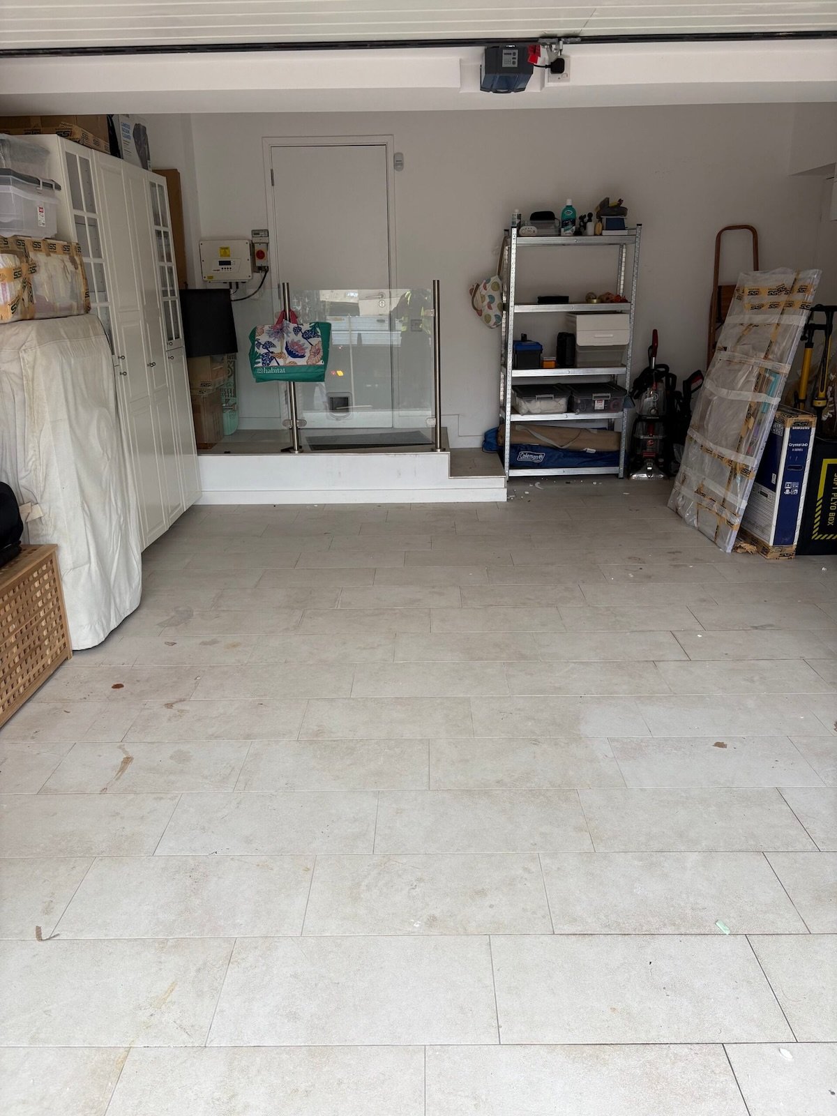 Garage clearance North London after full rubbish removal and clean empty space