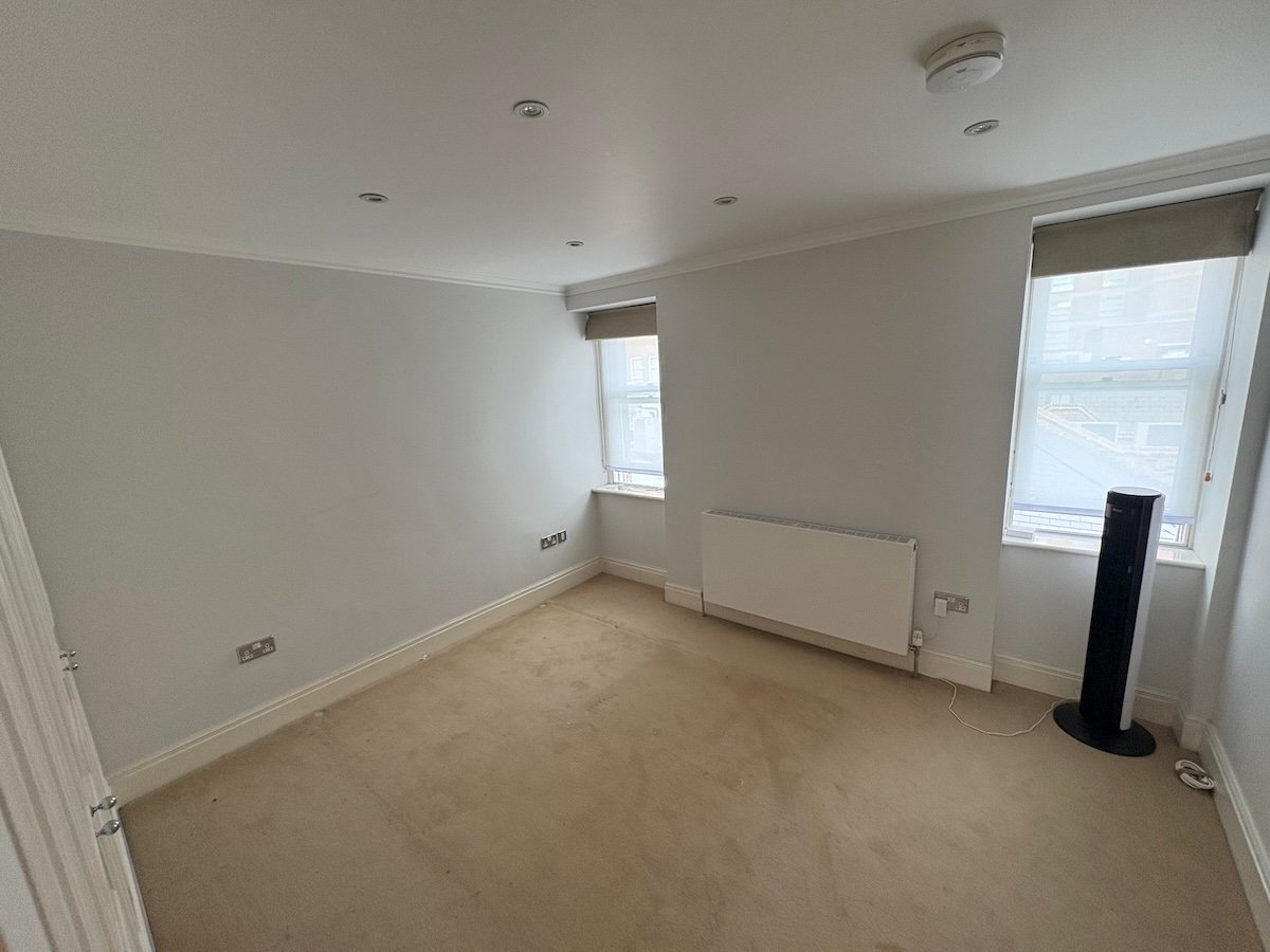 House clearance after — Marble Arch W1 cleared space