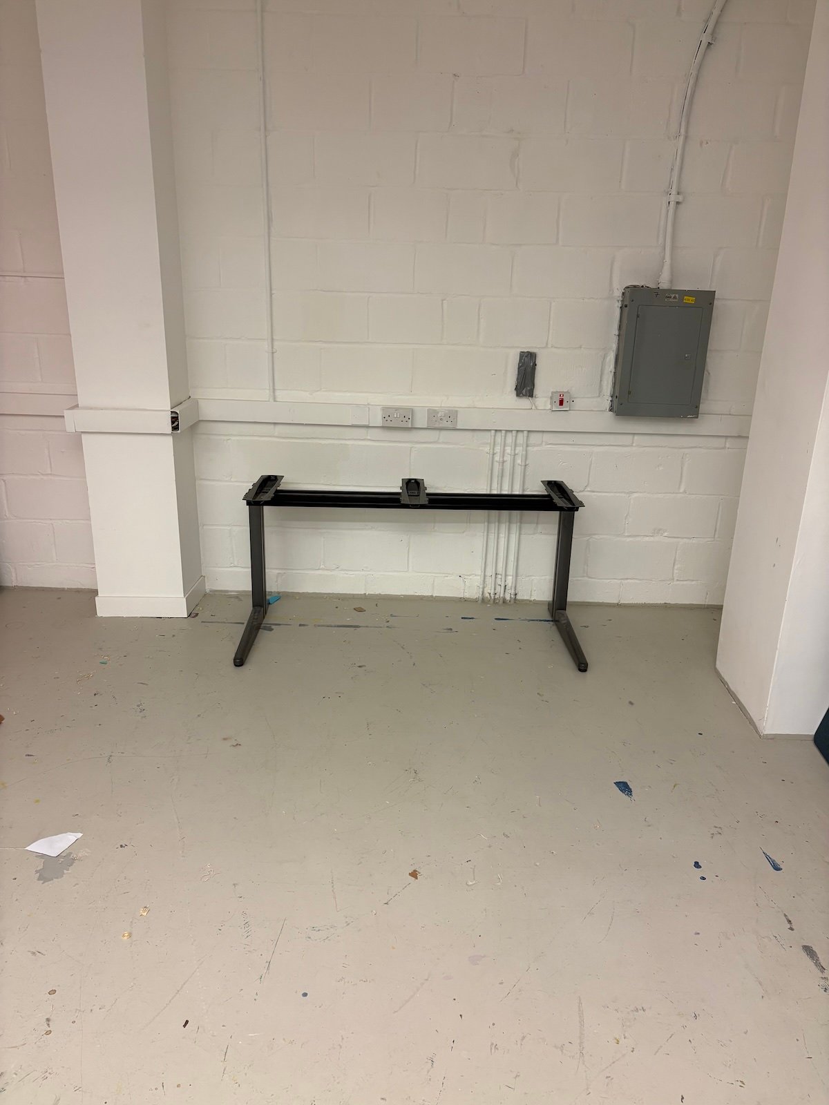 Office clearance after photo on Wharf Road N1 showing cleared office storage space