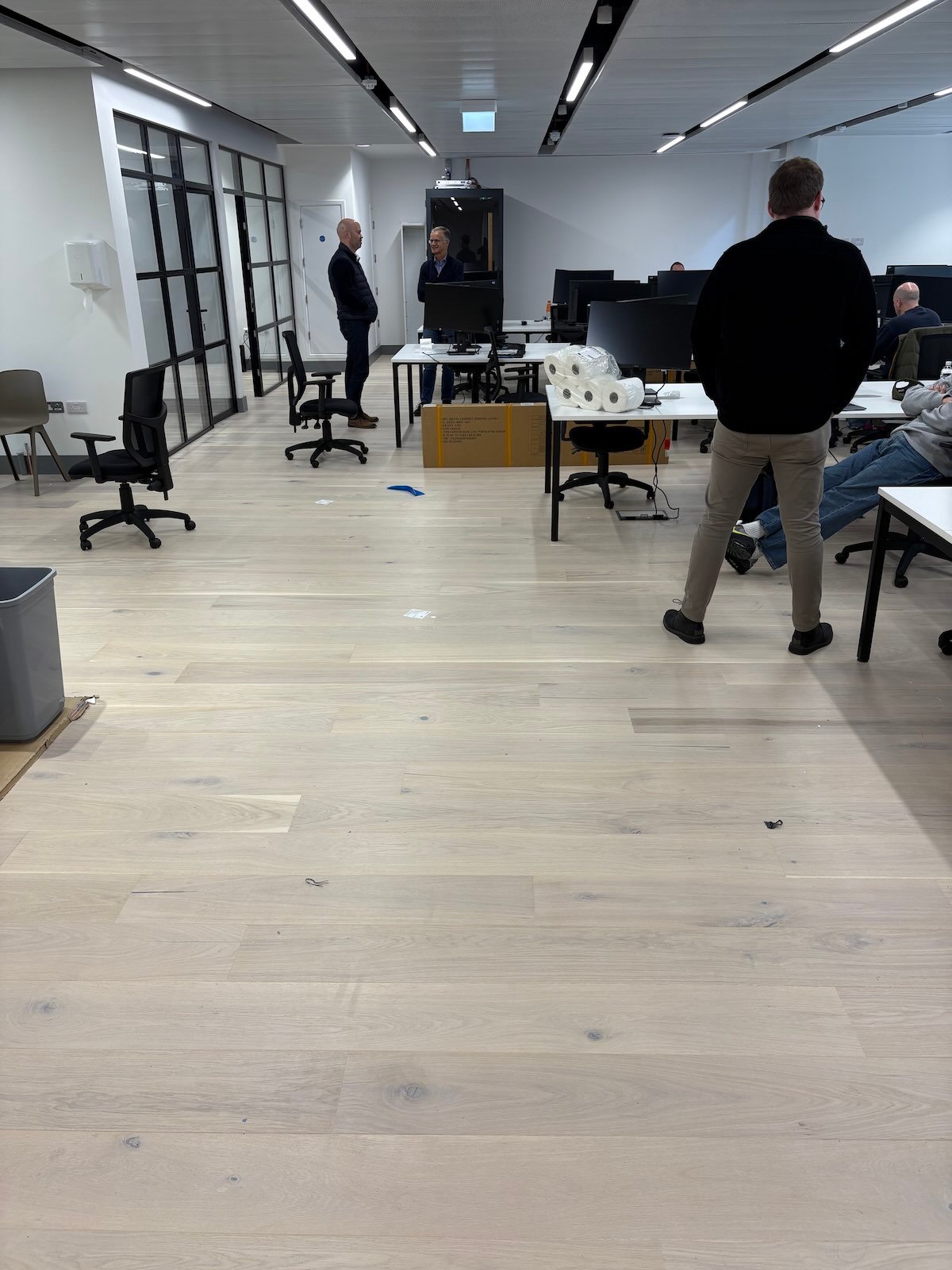 Office clearance after photo in Clerkenwell EC1 showing office space cleared by MM Rubbish Clearance