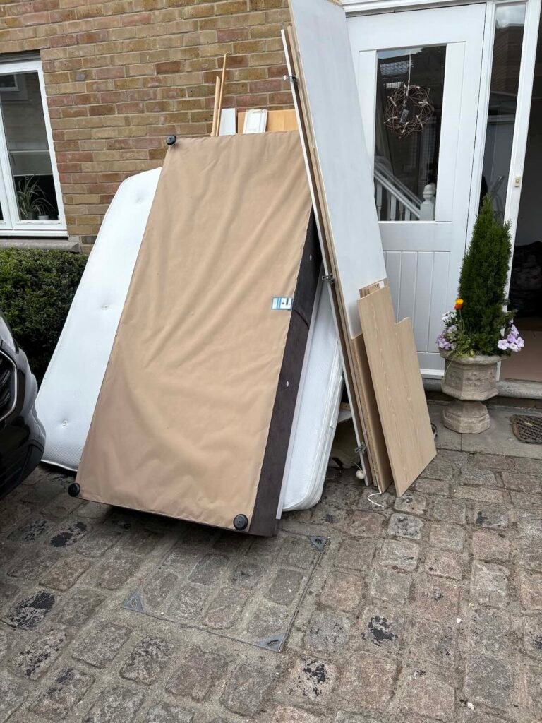 End of tenancy clearance on Cloudesley Road Barnsbury N1 before collection