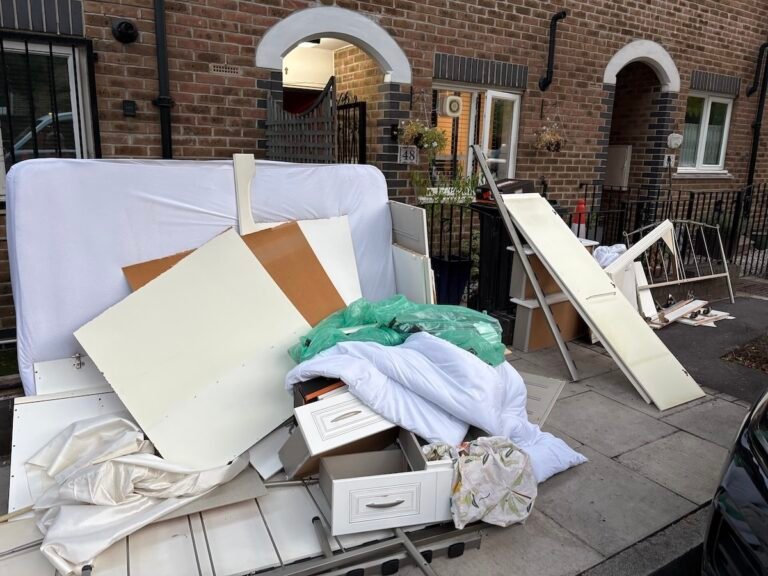 End of tenancy clearance on King Edward's Road E9 before rubbish removal