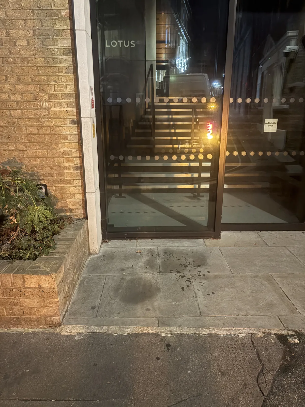 Collection area after rubbish removal on Vine Hill, Clerkenwell EC1R.